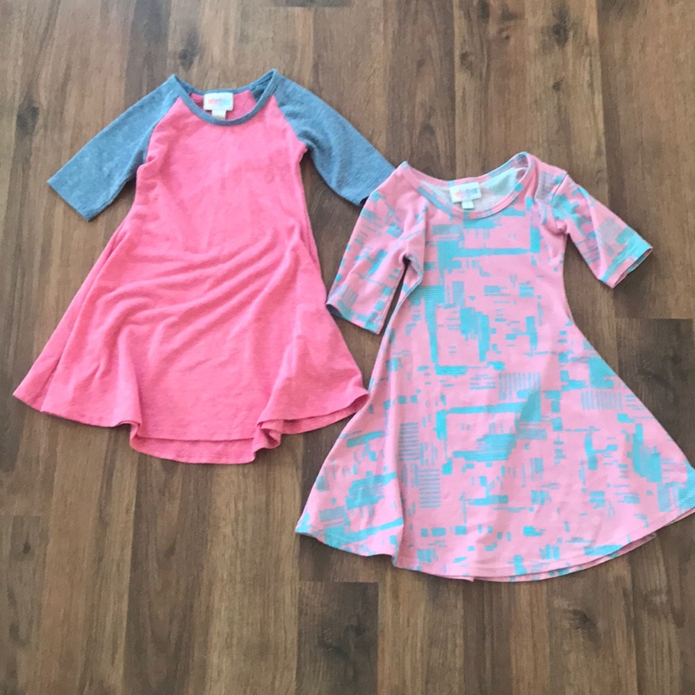 Little girls Lularoe dresses